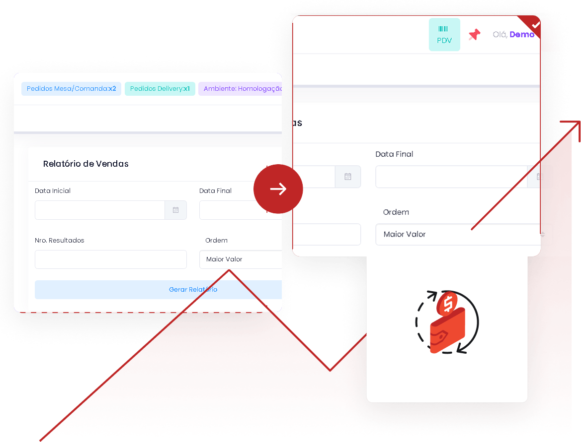 Sistema Mono Delivery - Emita NFe e NFC-e diretamente da plataforma