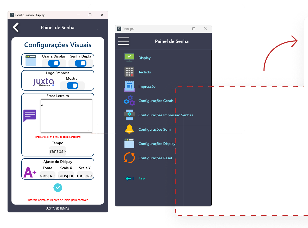 Painel de senhas - Organizador de filas