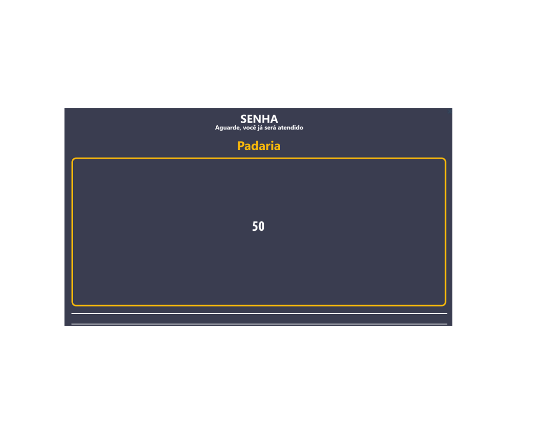 Painel de senhas - Com servidor embutido!
