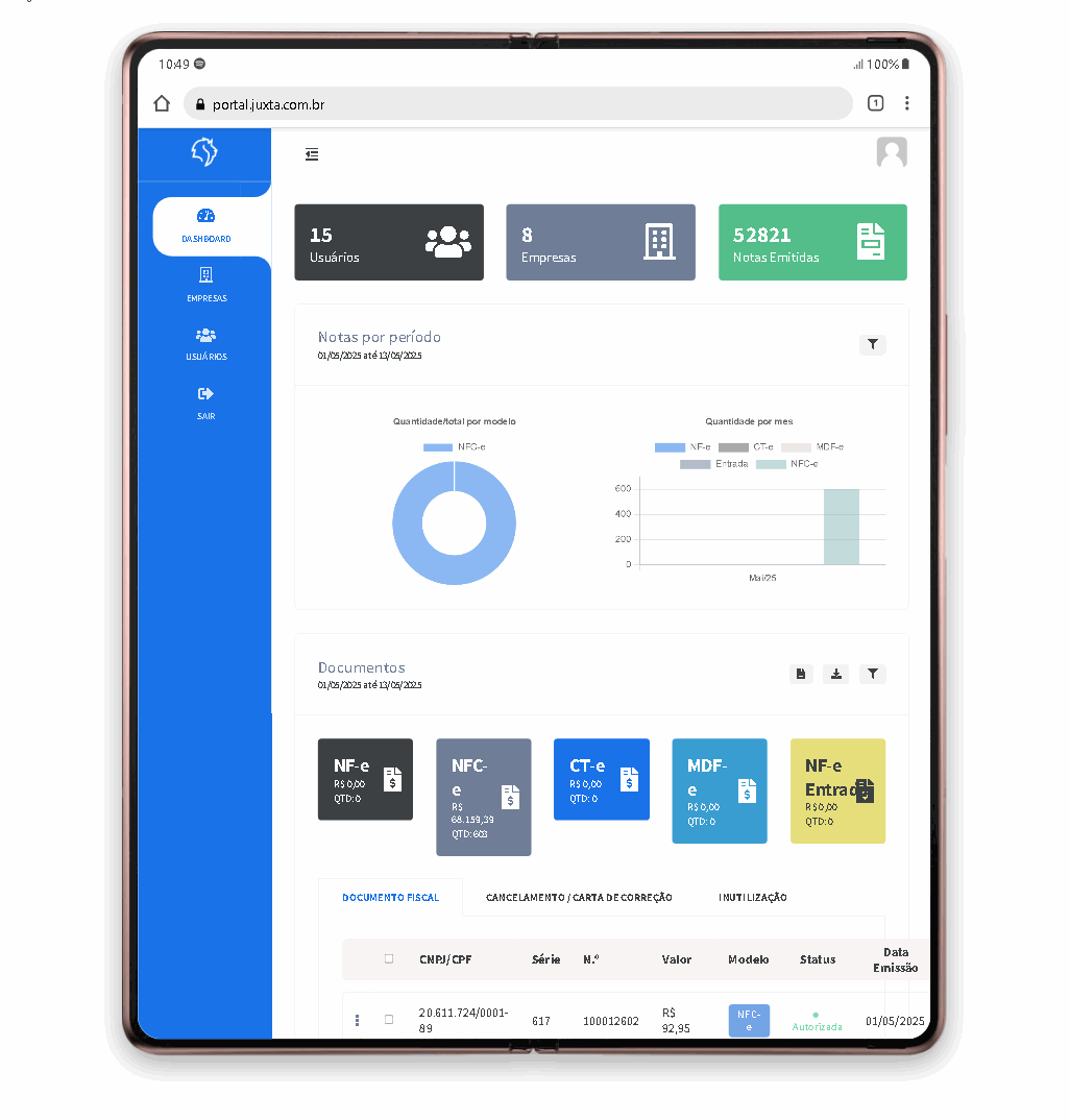Portal do Contador - Armazenamento de documentos fiscais!