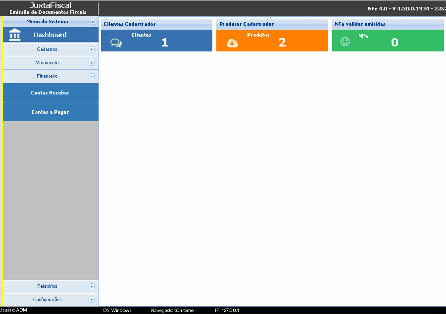 JuxtaFIS - Sistema Fiscal - Relatórios